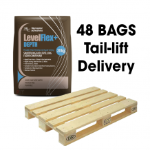Tilemaster LevelFlex+ Depth Fast Set Flexible Fibre Reinforced Self Levelling Compound 20kg Full Pallet (48 Bags Tail-Lift)